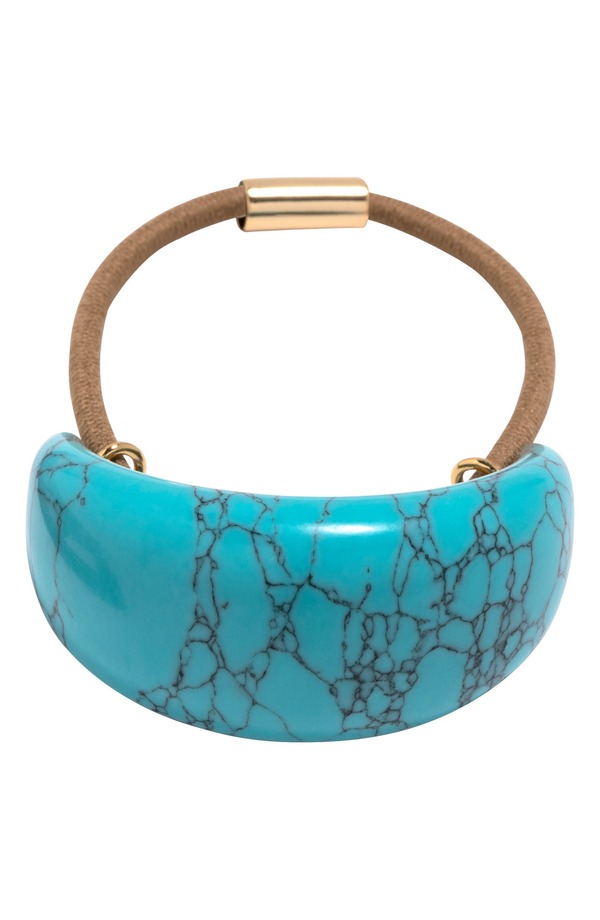 ジェニファーベア レディース アクセサリー Jennifer Behr Winona Turquoise Ponytail Wrap TURQUOISE ターコイズ｜ReVida 店