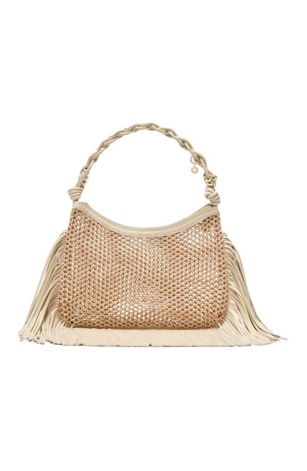 マージュ レディース バッグ maje Hobo net bag Nude｜ReVida 店