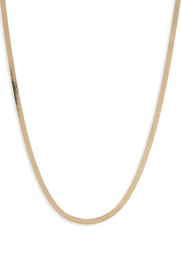 アルジェントヴィーヴォ レディース アクセサリー ネックレス・チョーカー レース Argento Vivo Sterling Silver Herringbone Chainecklace GOLD ゴールド｜ReVida 店