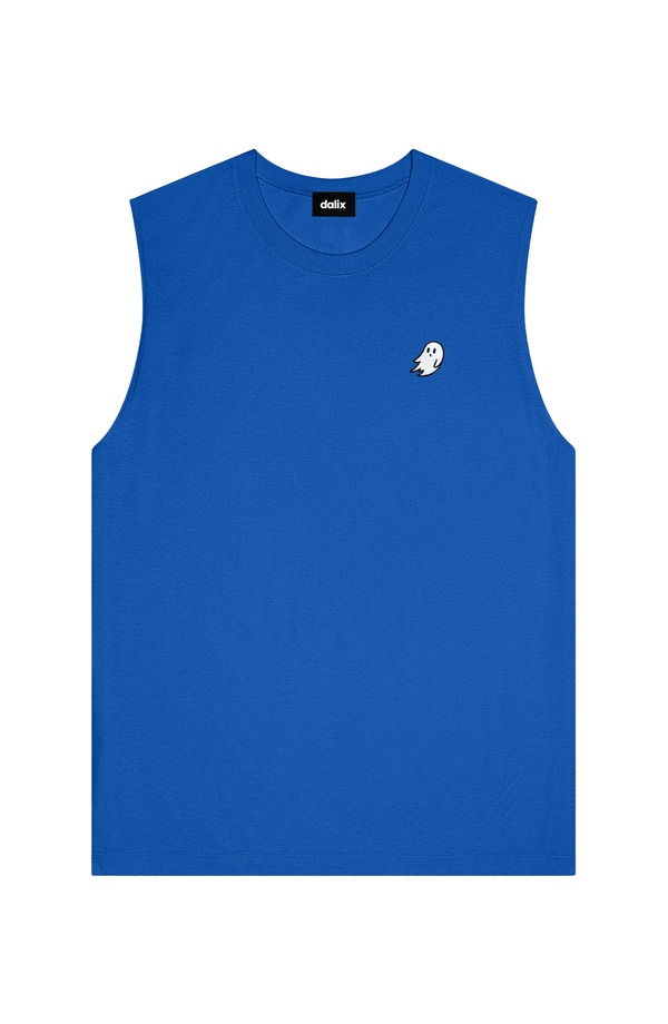 ダリックス メンズ トップス Tシャツ コットン Dalix Mens Ghost Lightweight Cotton Tank True Royal｜ReVida 店