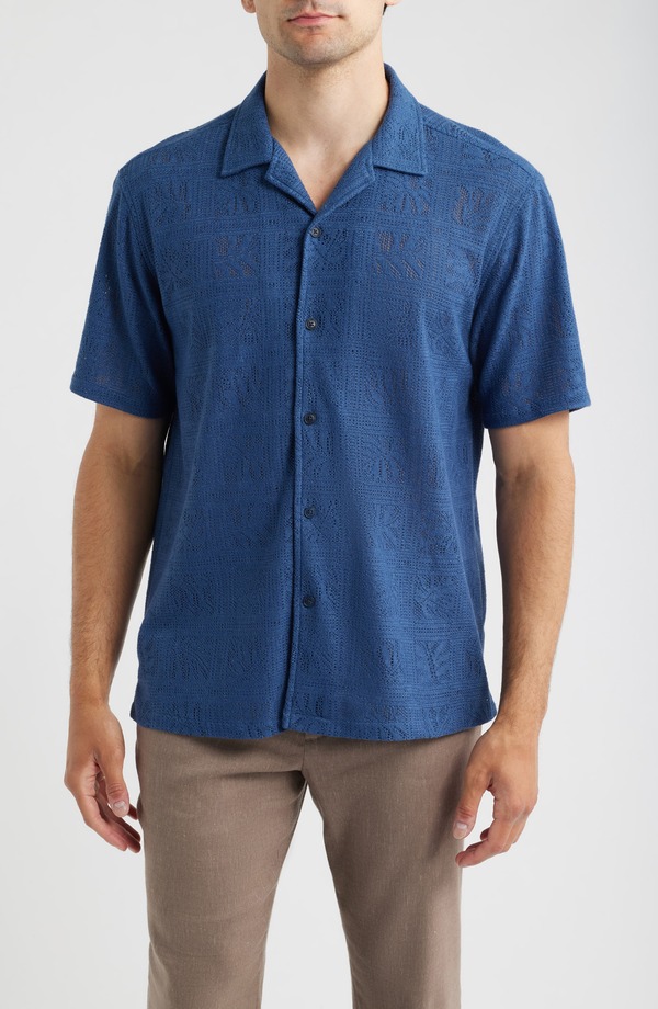 トリ・リチャード メンズ トップス シャツ Torichard Tile Cabana Camp Shirt DUSK｜ReVida 店