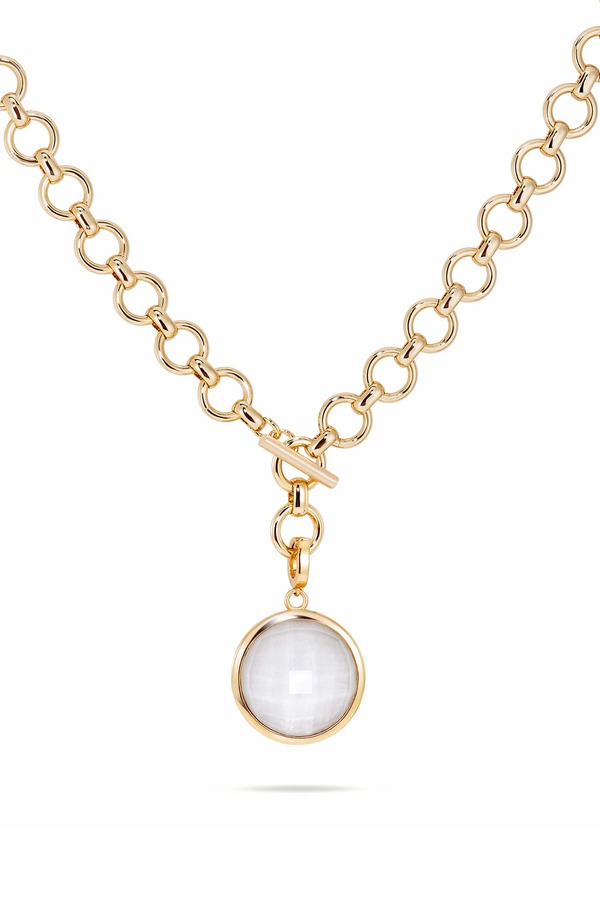 ディーンダビットソン レディース アクセサリー ネックレス・チョーカー レース Dean Davidson Knockout Collar Necklace IRIDESCENT PEARL/ GOLD パール｜ReVida 店