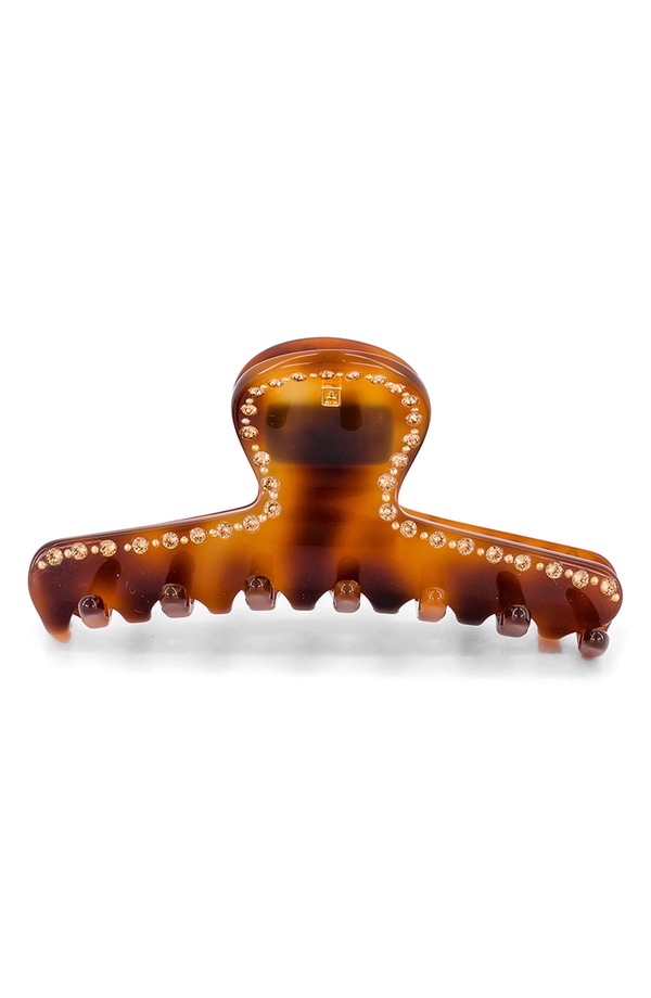 アレクサンドルドゥパリ レディース アクセサリー Alexandre de Paris Medium Hair Clip BROWN ブラウン｜ReVida 店