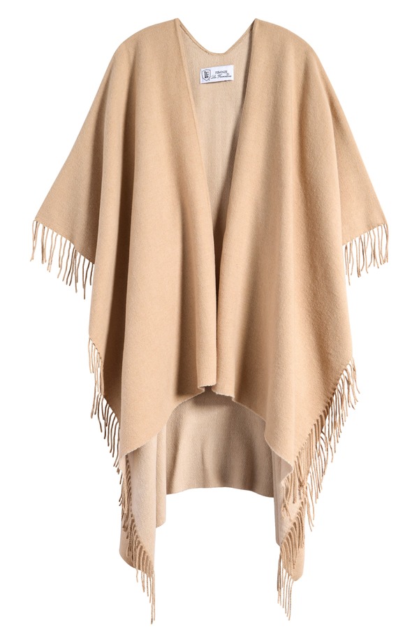 ラフィレンティーナ レディース アクセサリー マフラー・ストール・スカーフリンジ La Fiorentina Fringed Ruana BEIGE ベージュ|ReVida 店