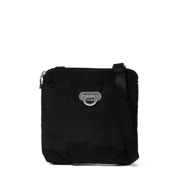 バッガリーニ レディース バッグ ミニ baggallini Coastal Flip Lock Mini Crossbody BLACK ブラック｜ReVida 店