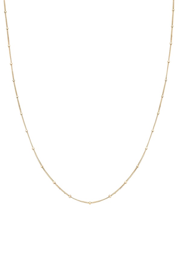 ベアフルーツジュエリー レディース アクセサリー ネックレス・チョーカー レース Bearfruit Jewelry Sterling Silver 18k Gold Plated Savannah Necklace Simple Daily Wear Gold ゴールド｜ReVida 店