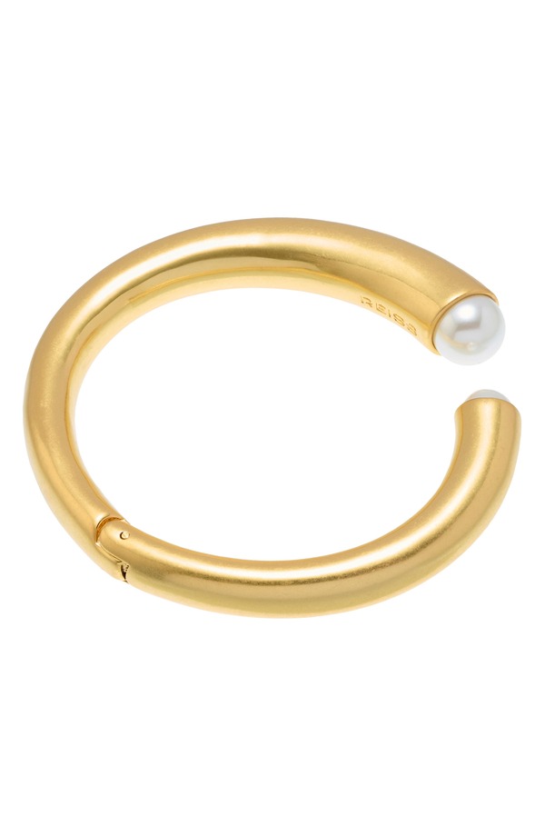 レイス レディース アクセサリー ブレスレット・バングル・アンクレット Reiss Alana Faux Pearl Cuff Bracelet GOLD TONE / PEARL パール|ReVida 店