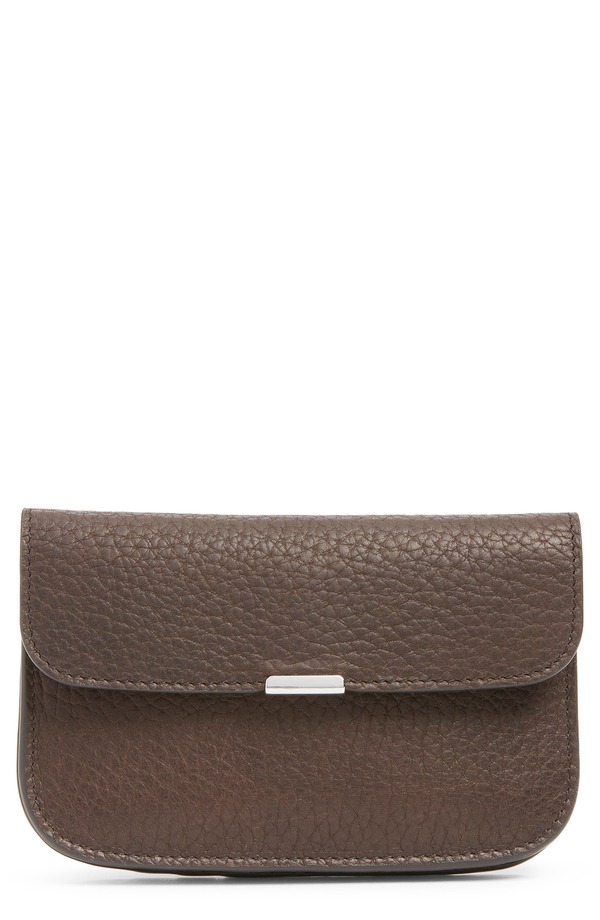 ルメール レディース バッグ レザー Lemaire Softab Leather Card Holder DARK CHOCOLATE チョコレート｜ReVida 店