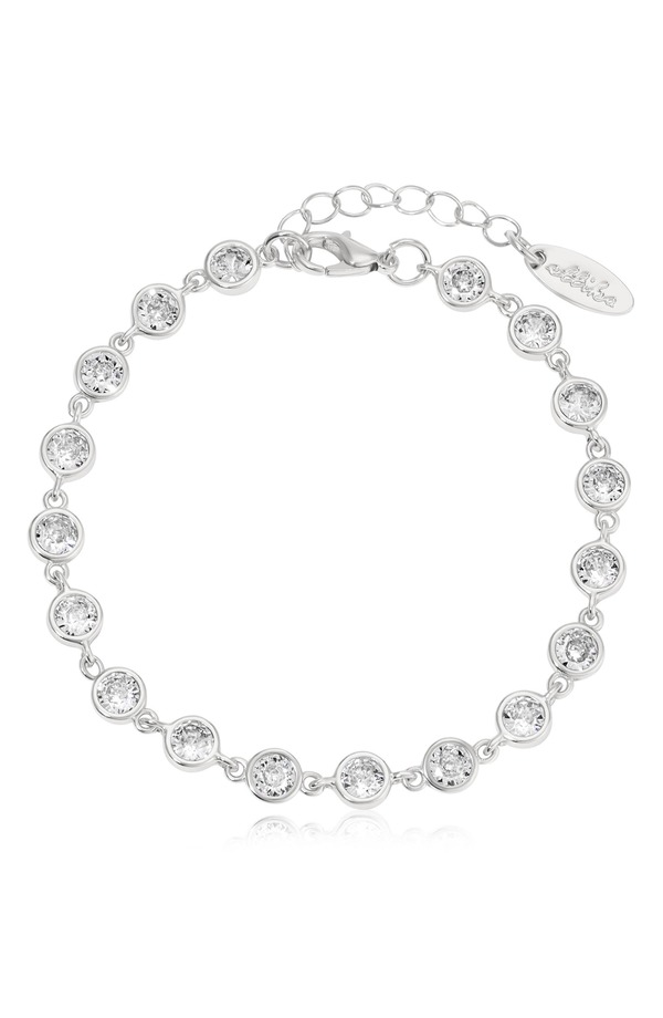 エティカ レディース アクセサリー ブレスレット・バングル・アンクレット Ettika Everyday Crystalink Bracelet SILVER シルバー｜ReVida 店 13,490円