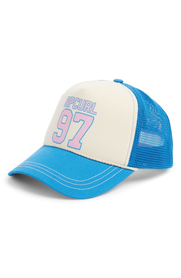 リップカール レディース アクセサリー 帽子 Rip Curl Mixed Revival Trucker Hat BLUE ブルー|ReVida 店