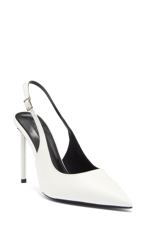 トニービアンコ レディース シューズ パンプス Tony Bianco Asti Slingback Pointed Toe Pump Milk Capretto