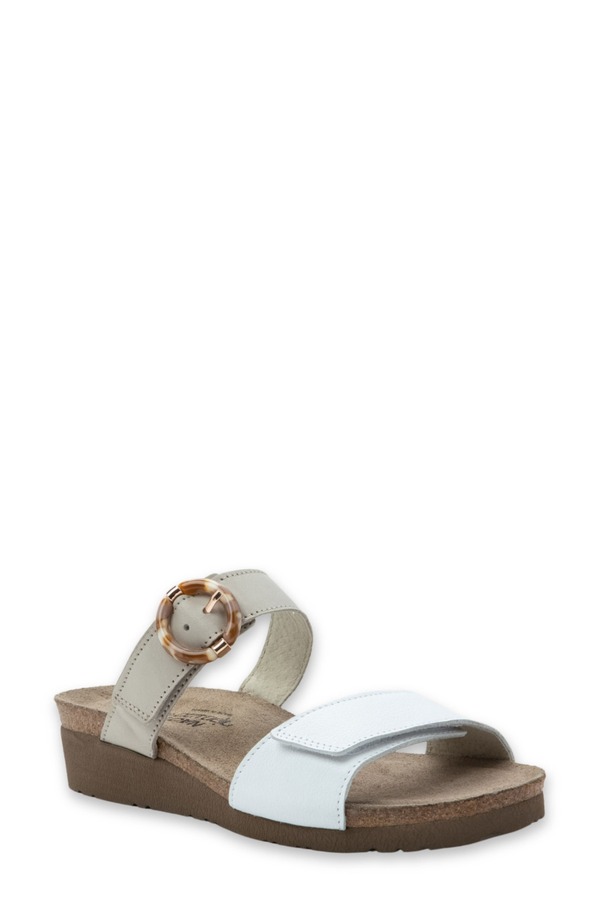 ナオト レディース シューズ 踵 サンダル Naot Anabel Slide Sandal White Leather/ Soft Ivory 白いこと