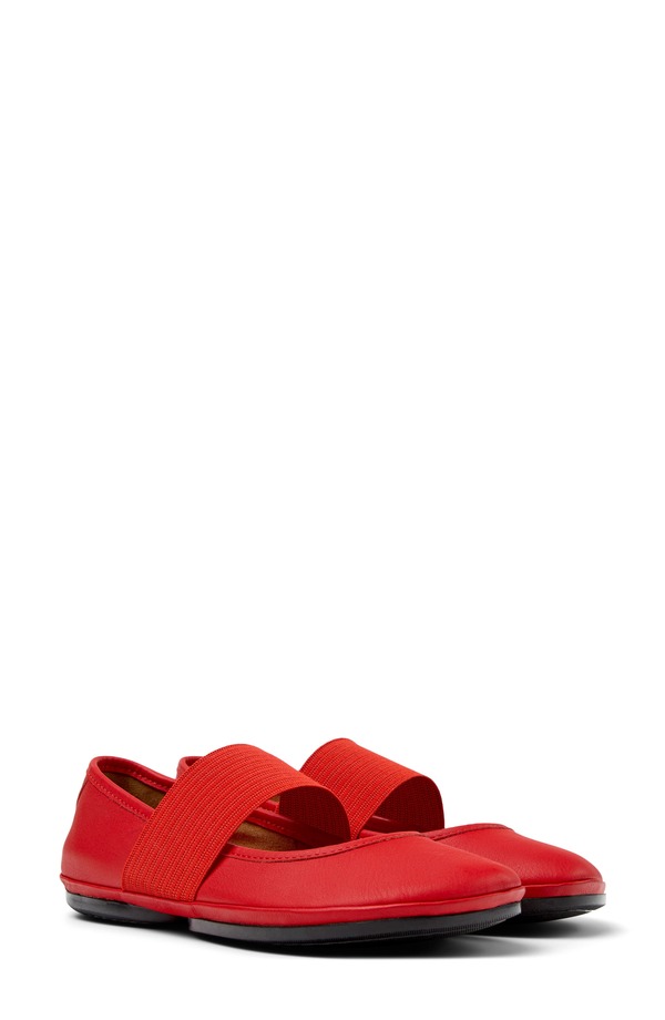 カンペール レディース シューズ パンプス Camperight Nina Ballet Flat Bright Red 赤いこと