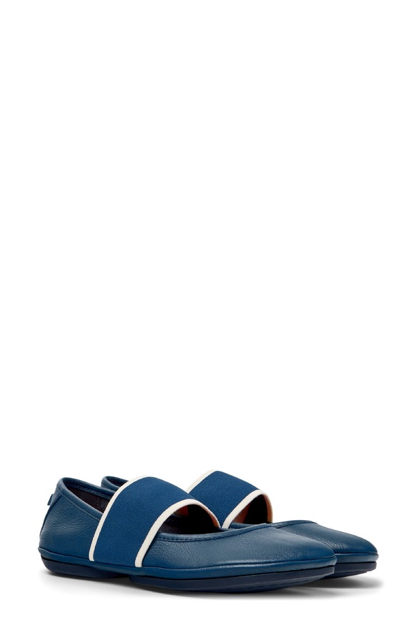 カンペール レディース シューズ パンプス Camperight Nina Ballet Flat Navy 米国海軍