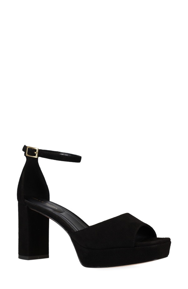 ペレモーダ レディース シューズ ヒール プラットフォーム サンダル アンクル Pelle Moda Pearly Ankle Straplatform Sandal Black ブラック
