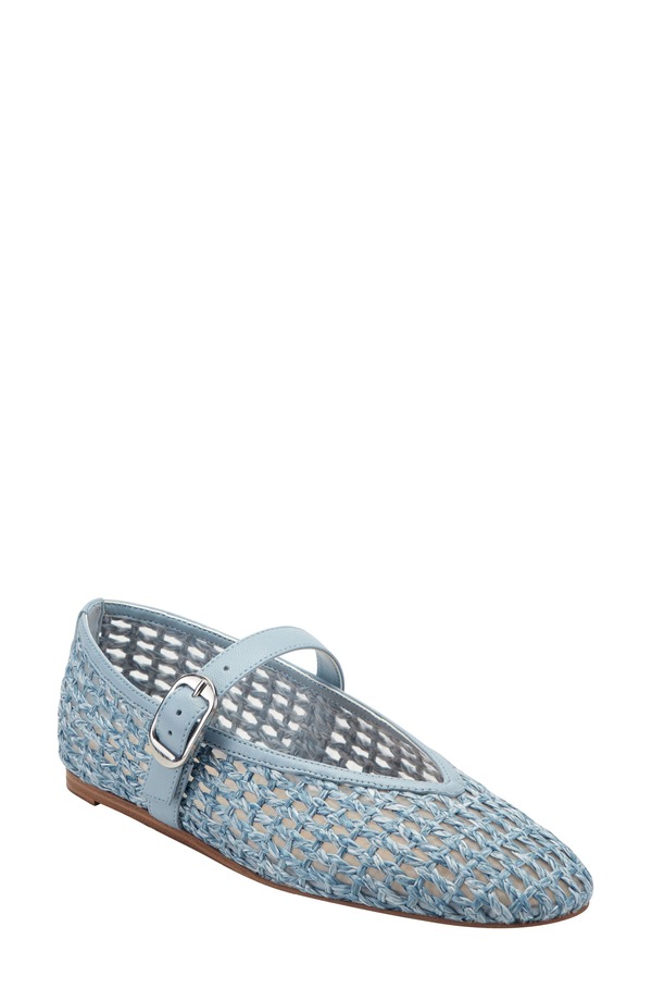 目じるし・フィッシャー レディース シューズ パンプス Marc Fisher LTD Godea Flat Light Blue 青み