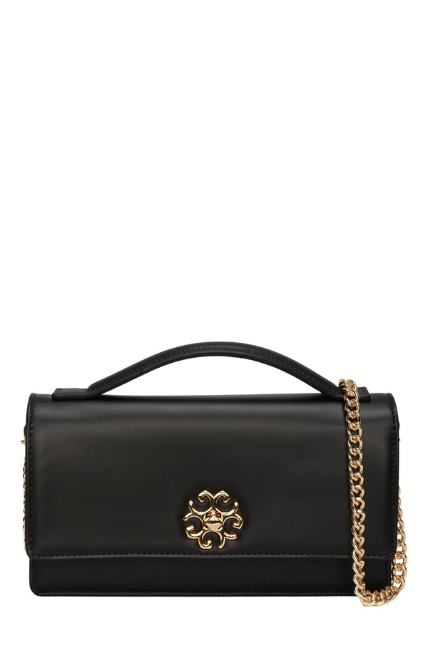 ゴルスキ レディース バッグ GORSKI Top Handle Purse with Crossbody Chain BLACK ブラック｜ReVida 店