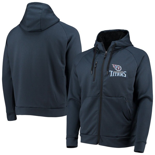 ダンブルック メンズ アウター ジャケット・ブルゾン パーカー Men's Dunbrooke Navy Tennessee Titanshag Tri-Blend Full-Zip Raglan Hoodie Navy ネイビー|ReVida 店