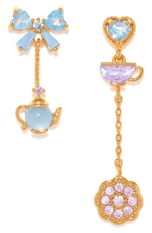 ガール ズクルー レディース アクセサリー ピアス・イヤリング Girls Crew Disney Alice In Wonderlandanglearring Set GOLD ゴールド｜ReVida 店
