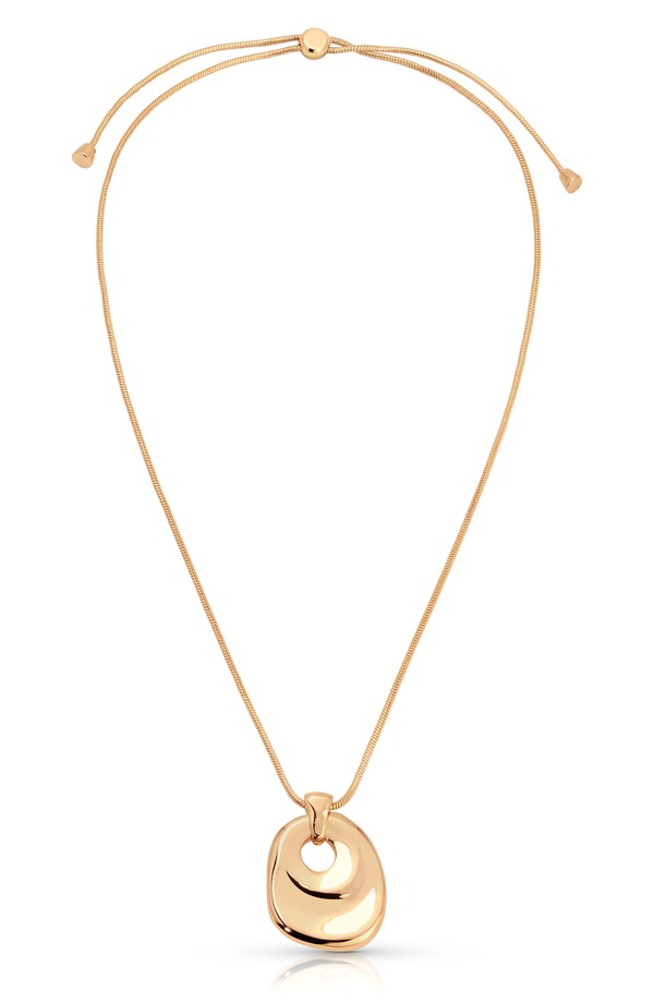 エティカ レディース アクセサリー ネックレス・チョーカー レース Ettika Liquid Pendant Necklace GOLD ゴールド｜ReVida 店