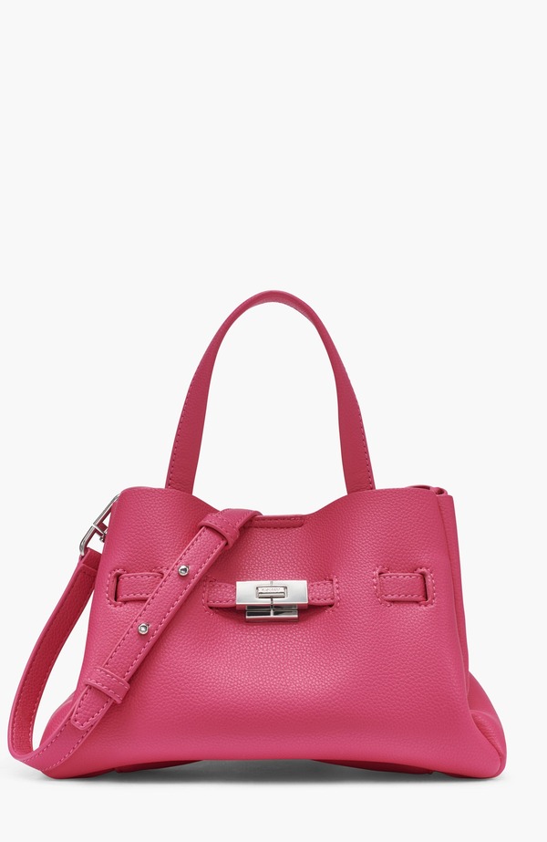 ダナ キャラン ニューヨーク レディース バッグ DKNY Bryar Small Satchel Hot Pink ピンク|ReVida 店