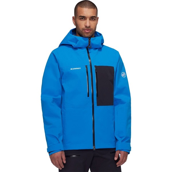 マムート メンズ アウター コート フーデッドジャケット Mammut Stoney Hs Hooded Jacket - Men's Glacier Blue/Black ブラック｜ReVida 店 82,940円