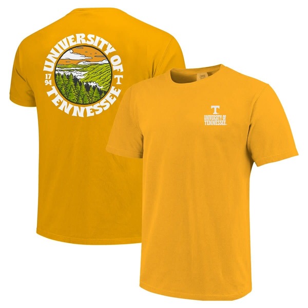 イメージワン メンズ トップス Tシャツ キャップ ケープ IMAGE ONE Men's Tennessee Orange Tennessee Volunteers Comfort Colors Thick Lined Landscape T-Shirtennessee Orange オレンジ｜ReVida 店