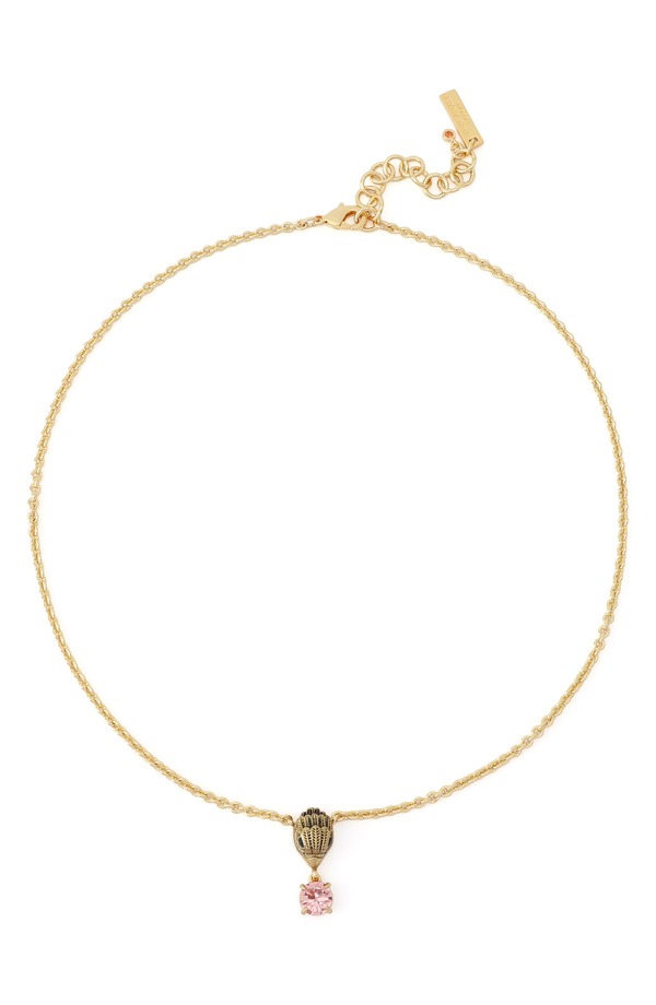 カートジェイガーロンドン レディース アクセサリー ネックレス・チョーカー レース Kurt Geiger London Eagle Gemstone Short Pendant Necklace PINK ピンク｜ReVida 店
