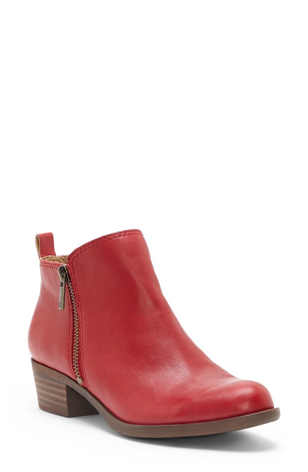 ラッキーブランド レディース シューズ ブーツ・レインブーツ Lucky Brand Basel Bootie (Women) GARNET｜ReVida 店