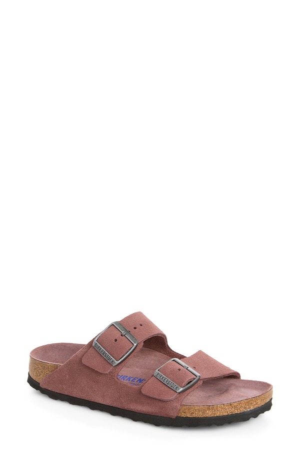 ビルケンシュトック レディース シューズ サンダル Birkenstock Arizona Soft Footbed Slide Sandal (Women) PEPPER|ReVida 店
