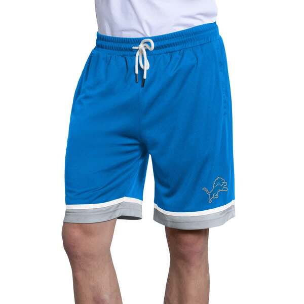 スターター メンズ ボトムス ハーフパンツ・ショーツ メッシュ ショートパンツ Men'starter Blue Detroit Lions Power Play Meshorts Blue ブルー|ReVida 店