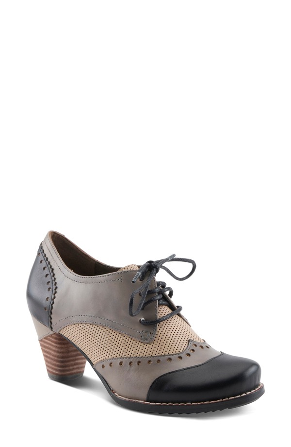スプリングステップ レディース シューズ ヒール ダービー L'Artiste by Spring Step Derby Pump Black Multi ブラック