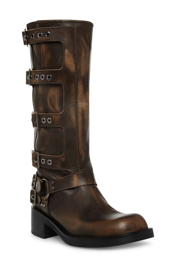 スティーブ マデン レディース シューズ ブーツ・レインブーツ Steve Madden Rocky Boot Brn Distre｜ReVida 店 34,970円