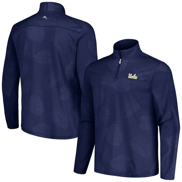 トッミーバハマ メンズ アウター ジャケット・ブルゾン Men's Tommy Bahama Blue UCLA Bruins Delray Frond IslandZone Half-Zip Jacket Blue ブルー｜ReVida 店