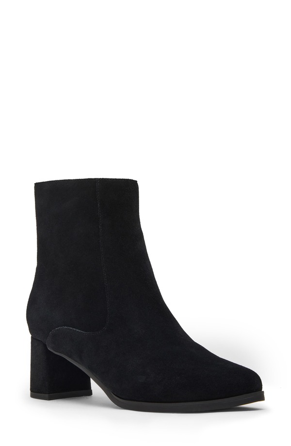 ブロンド レディース シューズ ブーツ・レインブーツ Blondo Hylia Waterproof Bootie Black Suede ブラック|ReVida 店