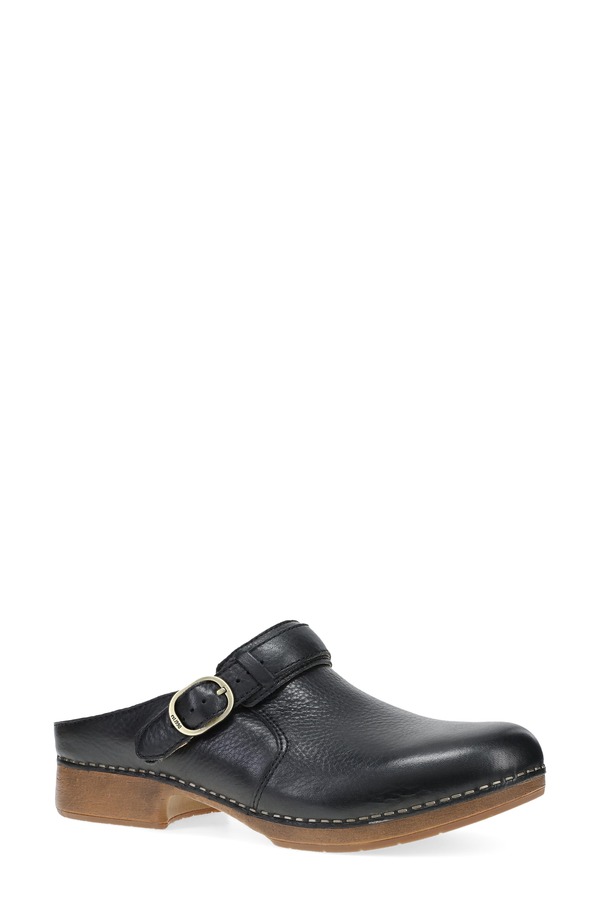ダンスコ レディース シューズ パンプス Dansko Millie Mule Black Waxy Milled 黒いこと