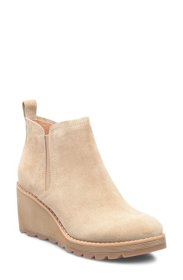 エスエフエフティ レディース シューズ ブーツ・レインブーツ Sfft Emma Wedge Boot Barley Suede|ReVida 店