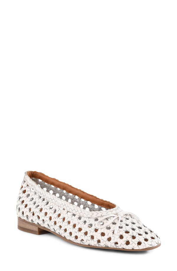 セイシェルズ レディース シューズ パンプス Seychelles Flagstaff Woven Flat Off White 象牙色