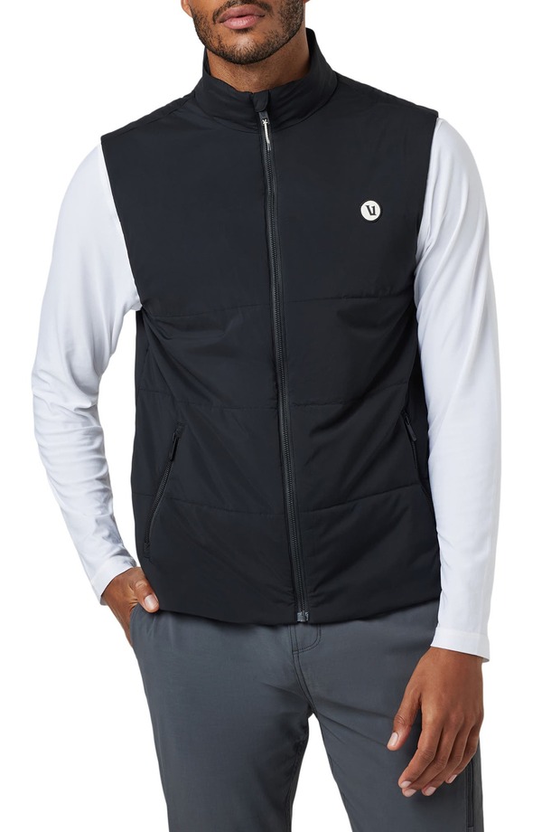 ビュオーリ メンズ アウター ジャケット・ブルゾン ベスト Vuori Echo Waterproof Insulated Vest Black ブラック