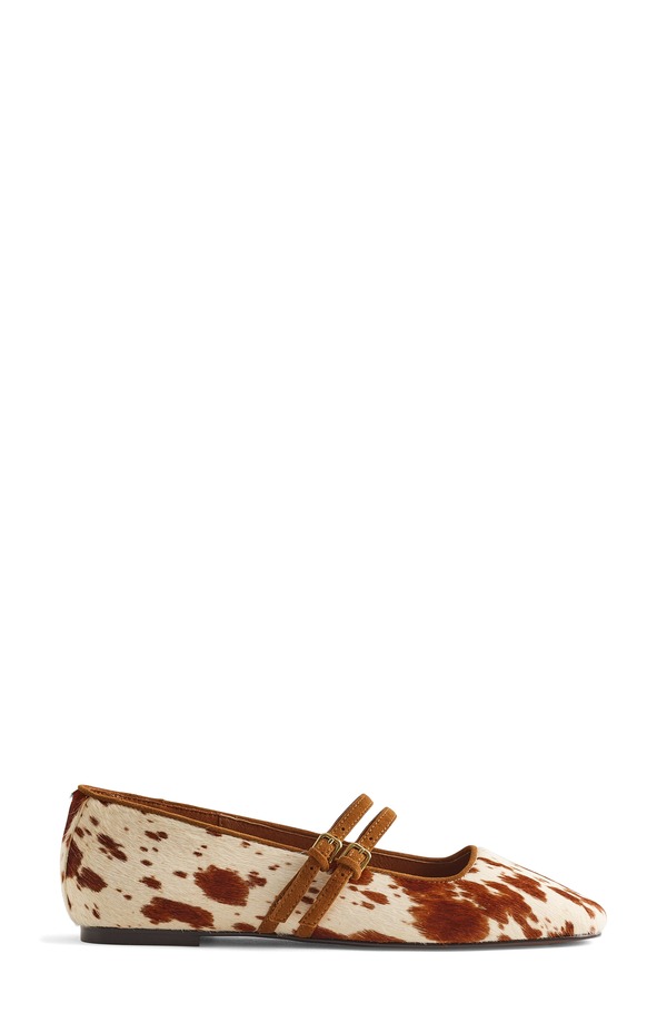 メイドウェル レディース シューズ パンプス Madewell Greta Double Strap Ballet Flat Russet Multi マルチカラー