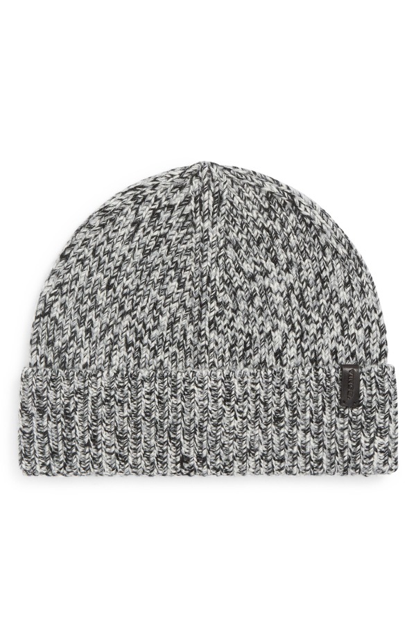 ヴィンス メンズ アクセサリー 帽子 Vince Brushed Marled Cashmere Cuffed Hat Black ブラック｜ReVida 店 49,800円