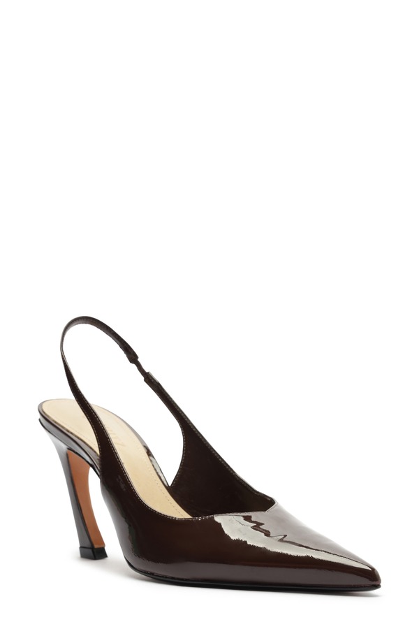 シュッツ レディース シューズ ヒール Schutz Lexi Pointed Toe Slingback Pump Chestnut Brown ブラウン