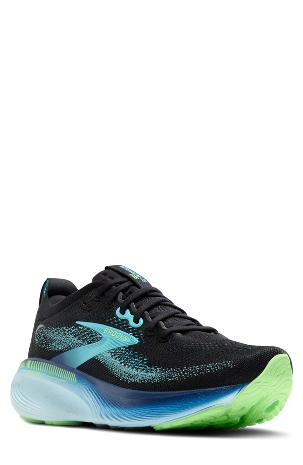 ブルックス メンズ シューズ スニーカー Brooks Adrenaline GTS 25 Running Shoe Black/ Ipanema/ Mint ブラック