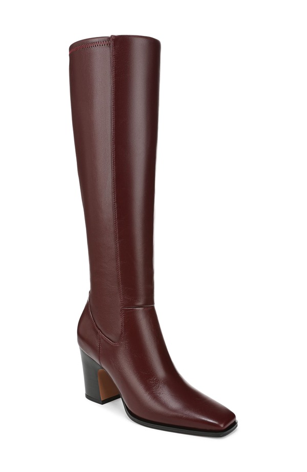 フランコサルト レディース シューズ ブーツ・レインブーツ Franco Sarto Jonie Knee High Boot Oxblood Red レッド画像