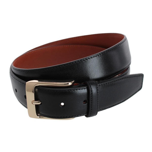 トラファルガー メンズ アクセサリー ベルト レザー Trafalgar Cornelius 35mm Cortina Leather Dress Belt Black ブラック