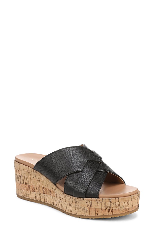 バイオニック レディース シューズ ヒール サンダル Vionic Dawn Sandal Black ブラック｜ReVida 店