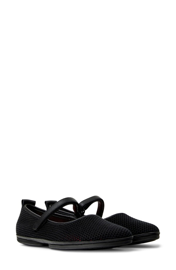 カンペール レディース シューズ パンプス Camperight Nina Flat Black 黒いこと
