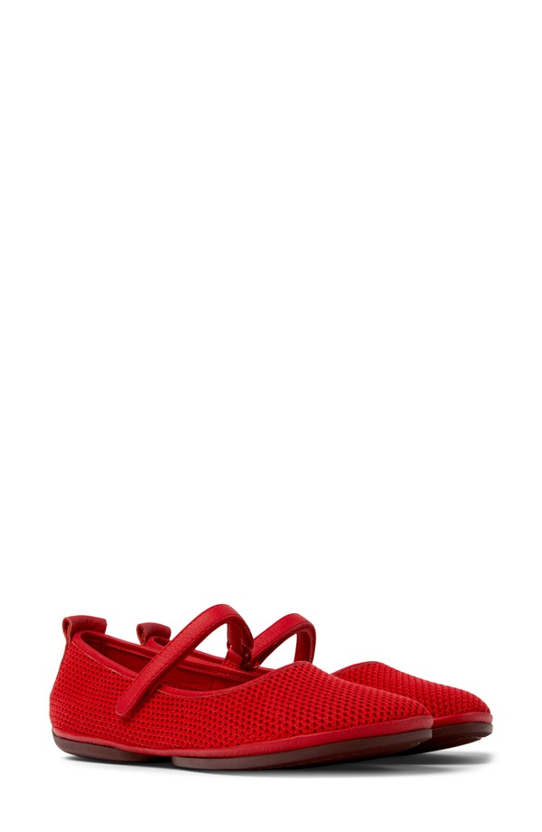 カンペール レディース シューズ パンプス Camperight Nina Flat Medium Red 赤いこと