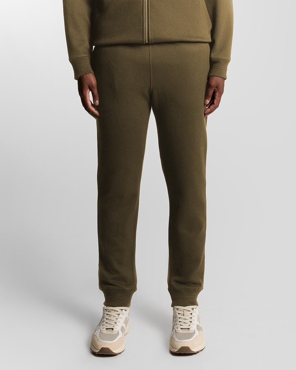 ライルアンドスコット メンズ ボトムス 心地よいズボン下 Lyle \u0026 Scott Diagonal Weave Sweatpant Dusky Green 緑であること