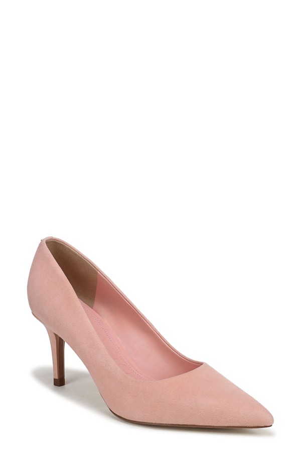サムエデルマン レディース シューズ 踵 Sam Edelman Vienna Pointed Toe Pumpink Rosa サクラ色